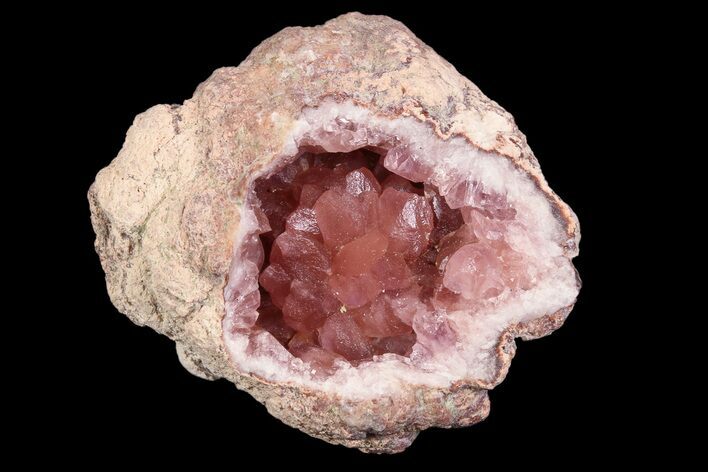 Pink Amethyst Geode (NEW FIND) - Argentina #84486